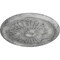 Ekena Millwork Juniper Ceiling Medallion (Fits Canopies up to 7"), 36"OD x 1 1/2"P, Ultra Pure White Crackle CM36JUUWC - alternate 3